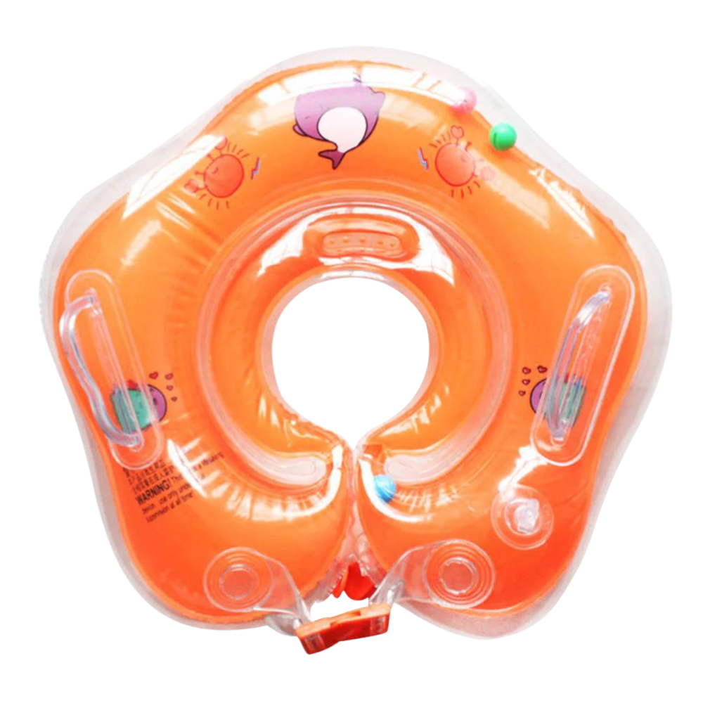 Anello da collo galleggiante per bebè -Arancione - Ozerty