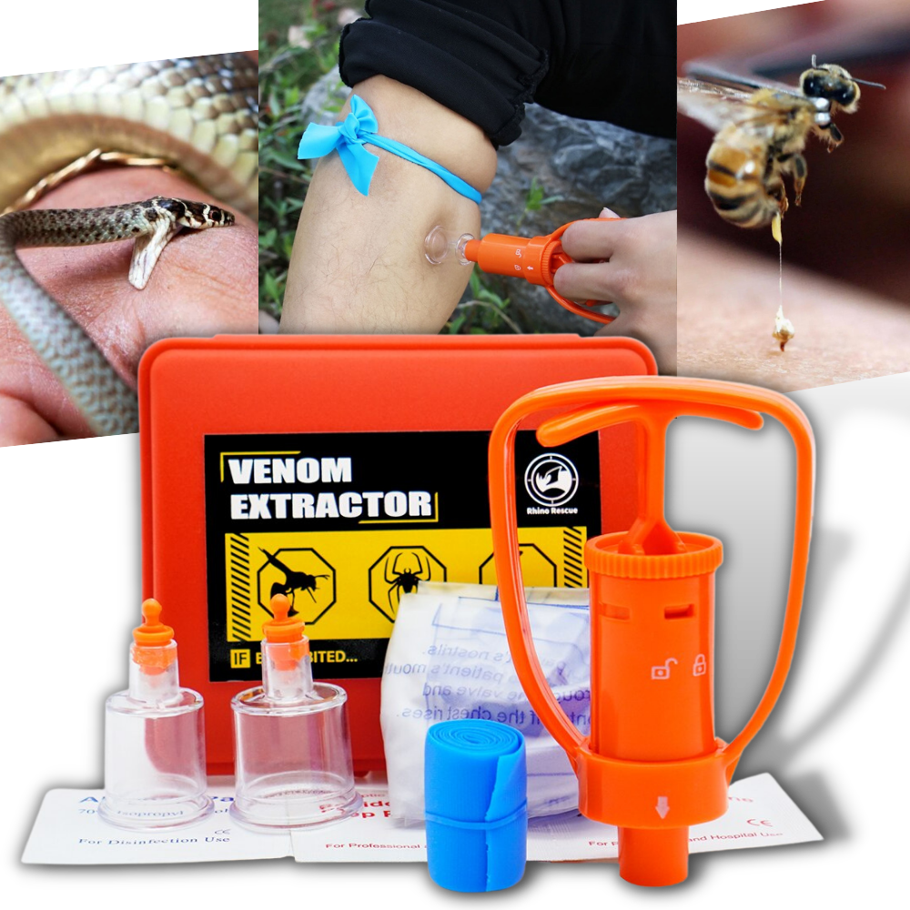 Kit di emergenza per l'estrazione del veleno - Ozerty
