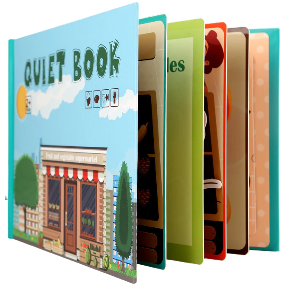 Libro educativo Montessori per bambini -Verdure/   - Ozerty