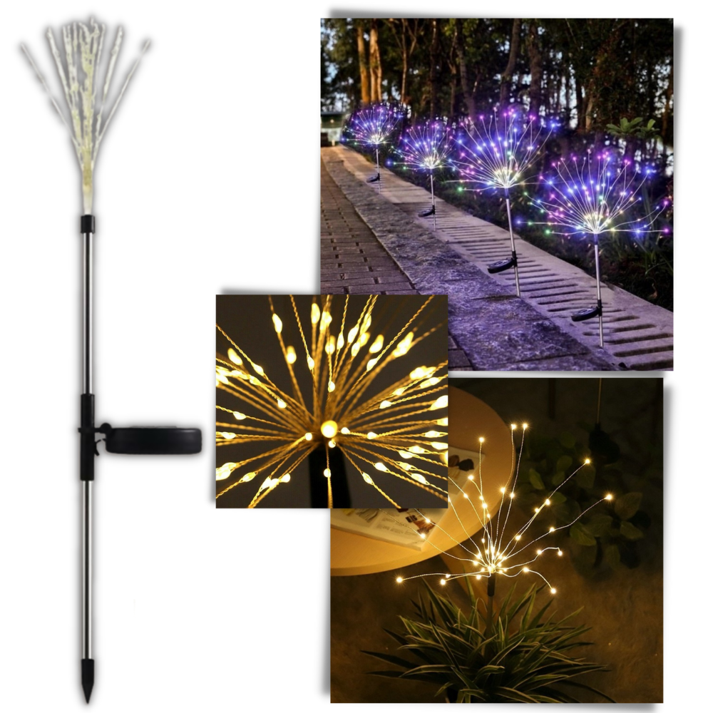 Luci elettriche del giardino a fuoco d'artificio - Ozerty