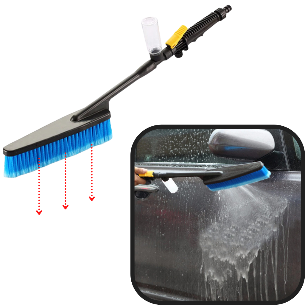 Kit di spazzole per la pulizia dell'auto pieghevole - Ozerty