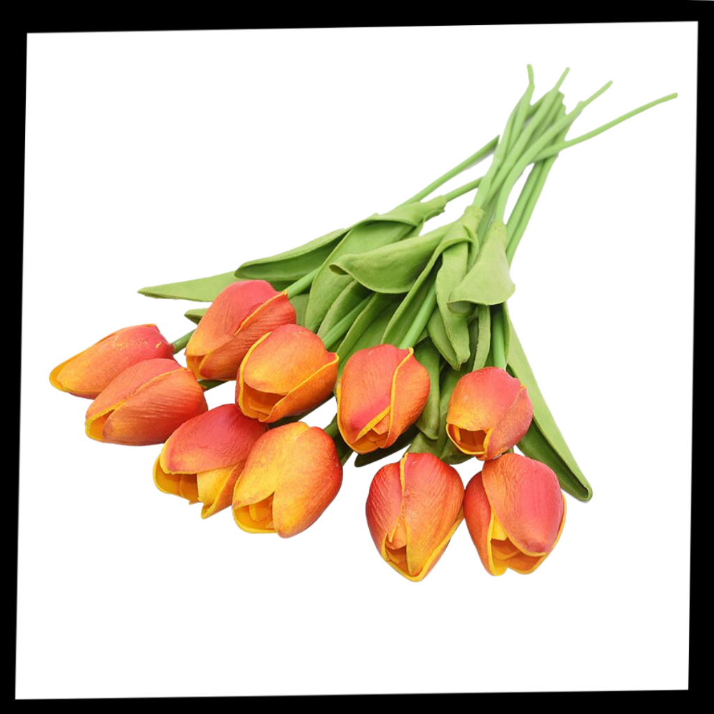Fiore di tulipano artificiale (10 pezzi) - Ozerty