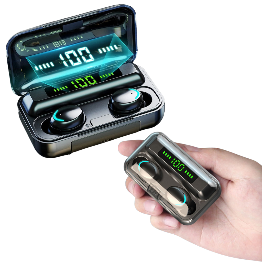 Auricolari Bluetooth con scatola di ricarica della batteria - Ozerty