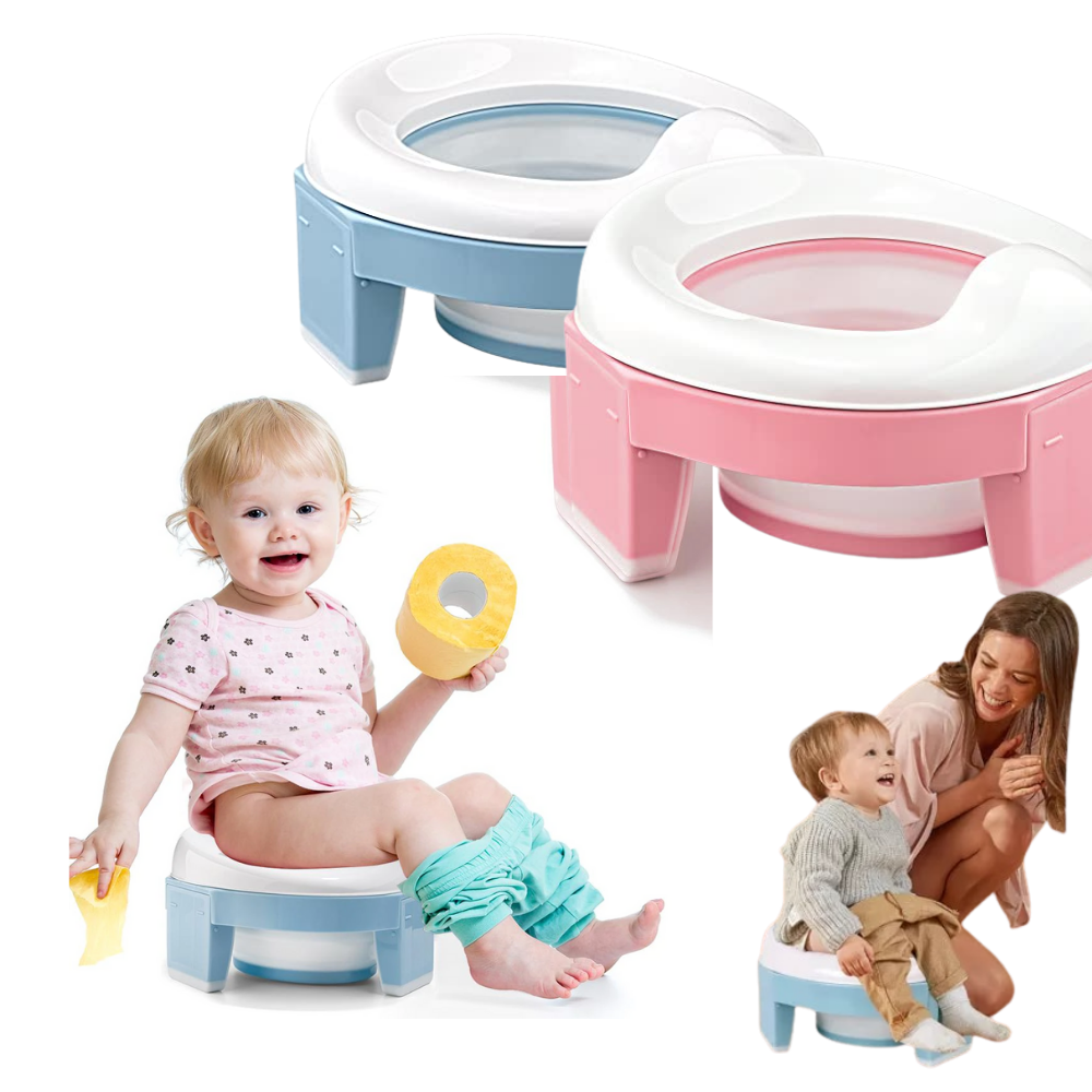 Toilette da viaggio per vasino da viaggio per bambini e bambini vasino  portatile per bambini toilette da viaggio riutilizzabile con fodere