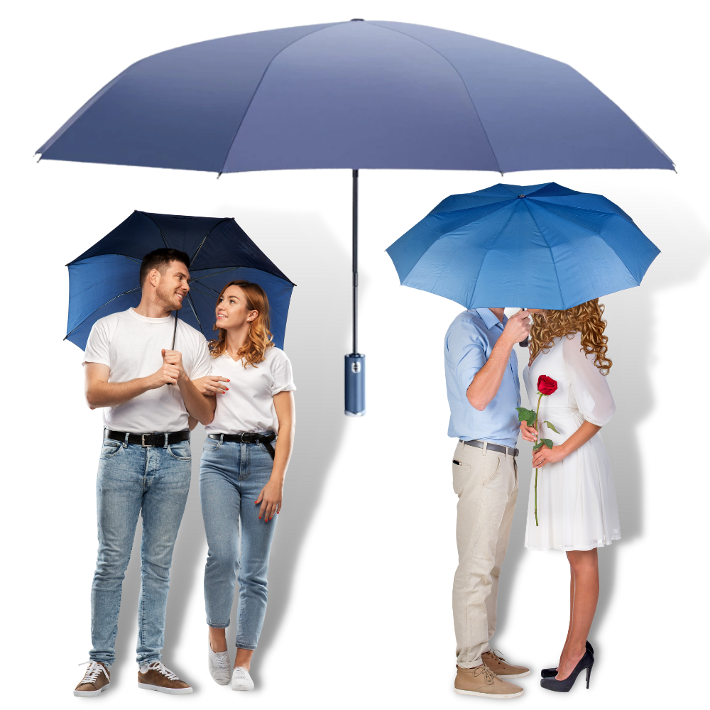 Ombrello da sole e pioggia a LED antivento - Ozerty