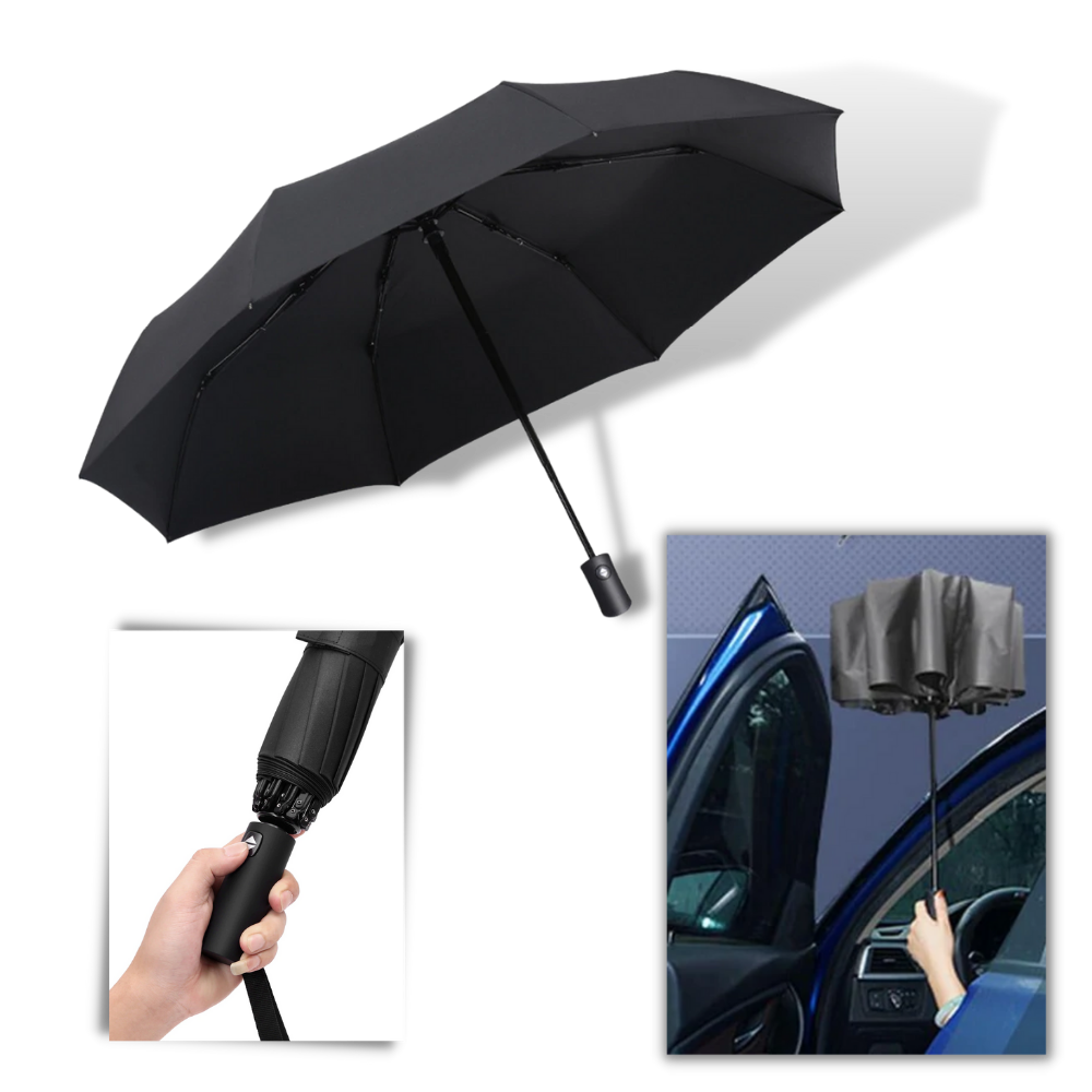 Ombrello da sole e pioggia a LED antivento - Ozerty