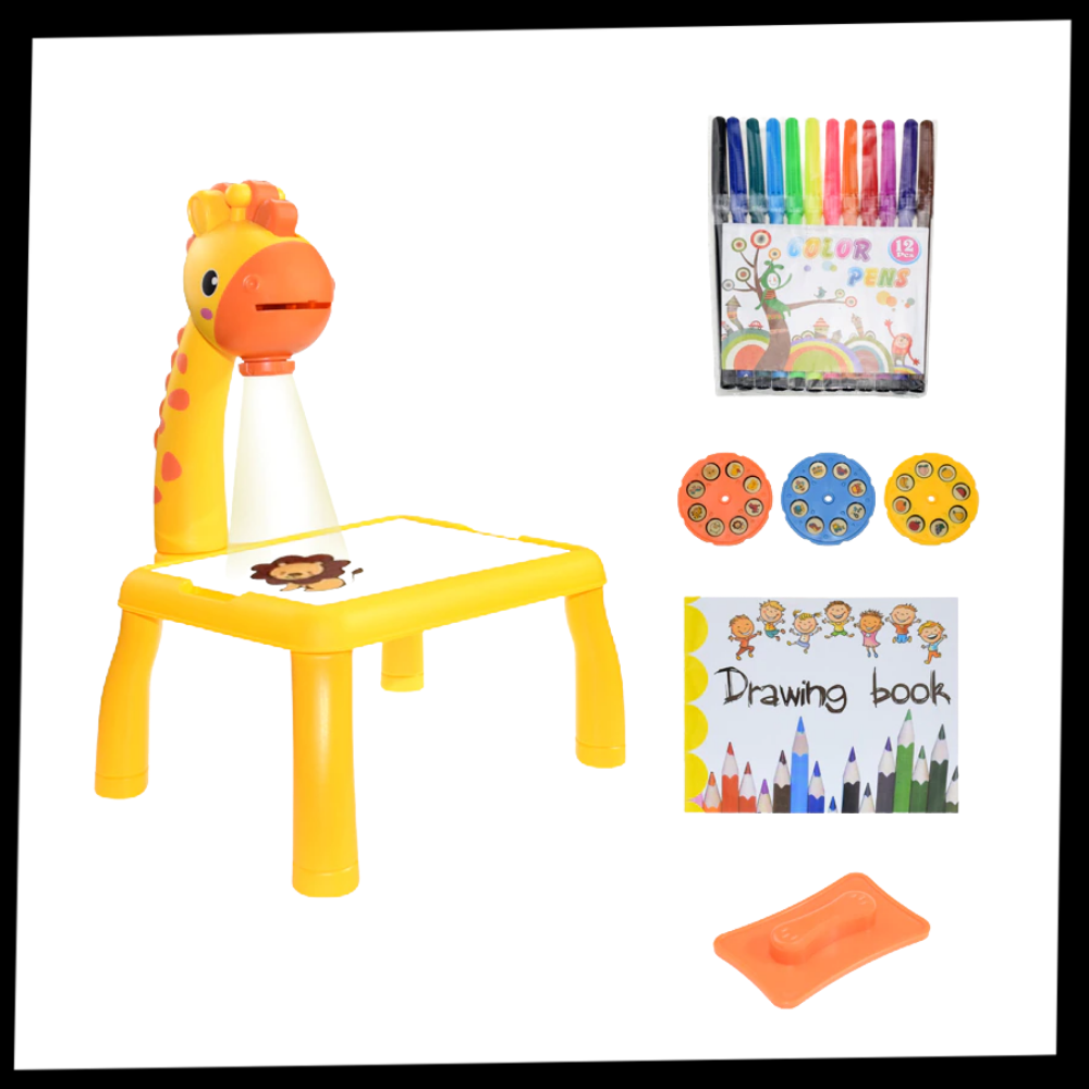 Tavolo da disegno di proiezione per bambini - Ozerty