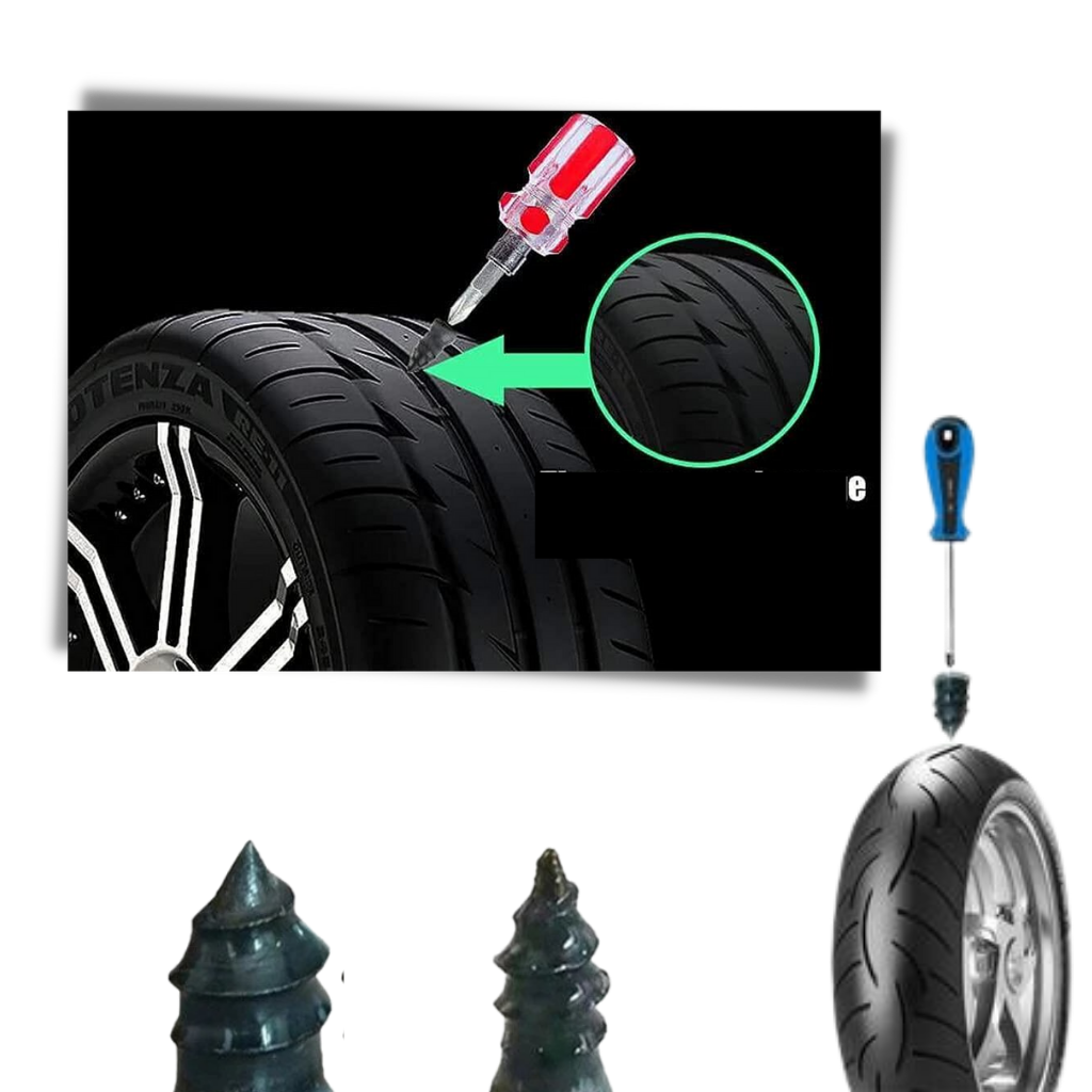 Chiodi per la riparazione di pneumatici in gomma - Ozerty