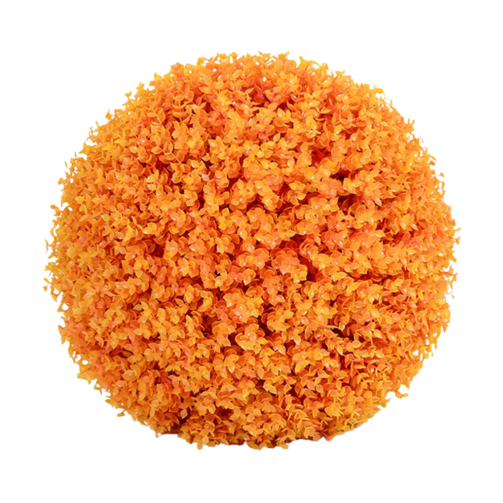 Palline topiarie di erba sintetica -Arancione/25 cmArancione/30 cmArancione/40cm - Ozerty