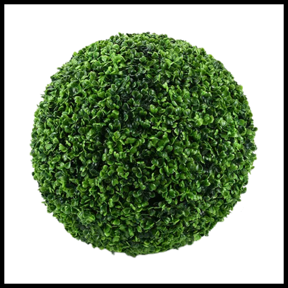 Palline topiarie di erba sintetica - Ozerty