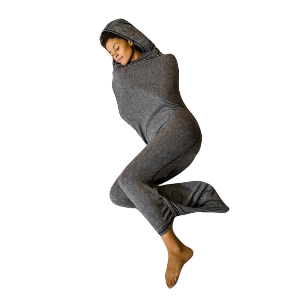 Coperta indossabile per dormire con cappuccio -Bambini/150x45 cm - Ozerty