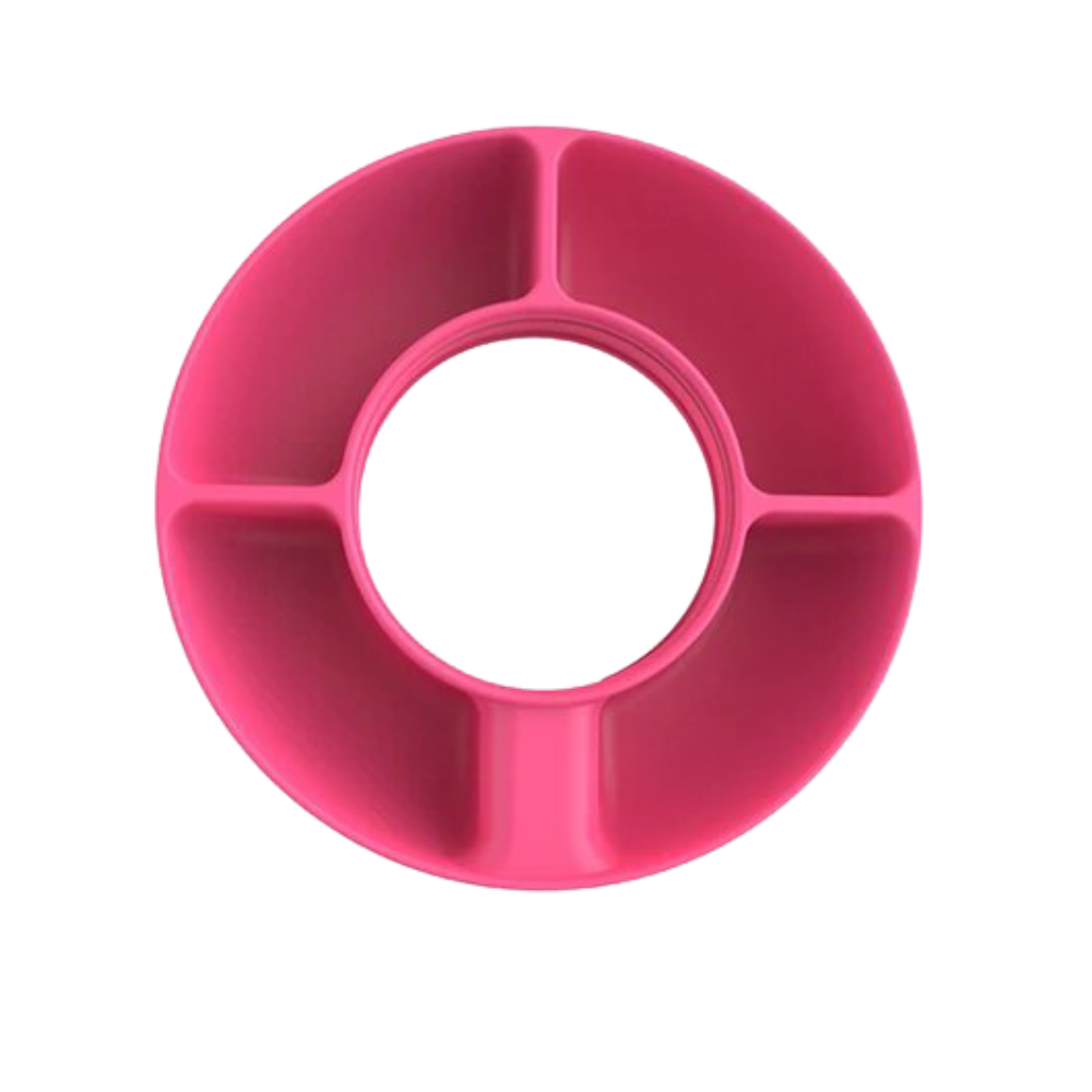 Anello per snack in silicone per bicchieri Stanley -Rosso rosa - Ozerty