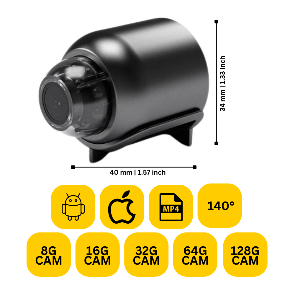 Telecamera di sorveglianza wireless HD 1080P - Ozerty