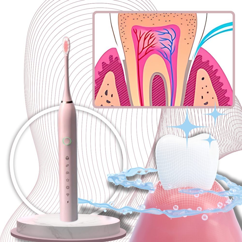 Spazzolino elettrico sonico per adulti - Ozerty