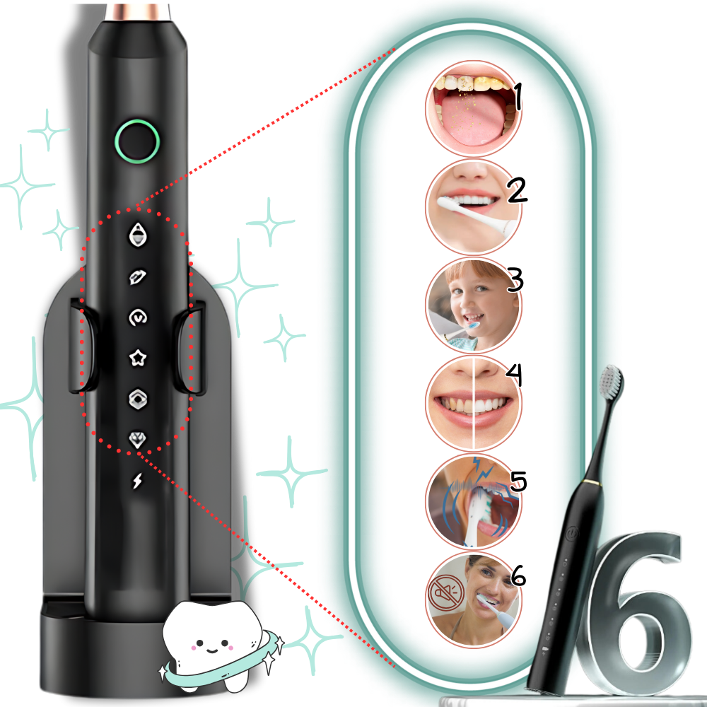 Spazzolino elettrico sonico per adulti - Ozerty