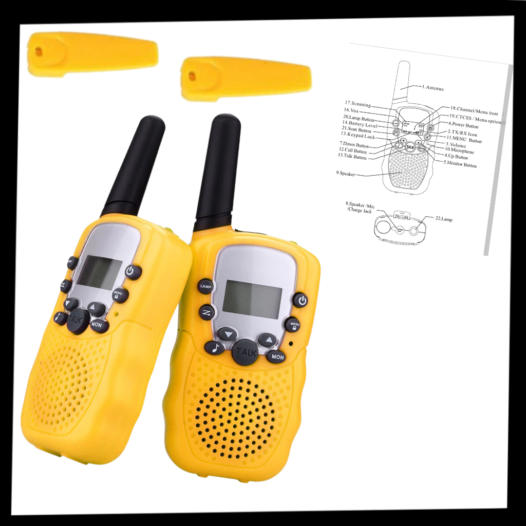 Walkie Talkie per bambini (2 pezzi)