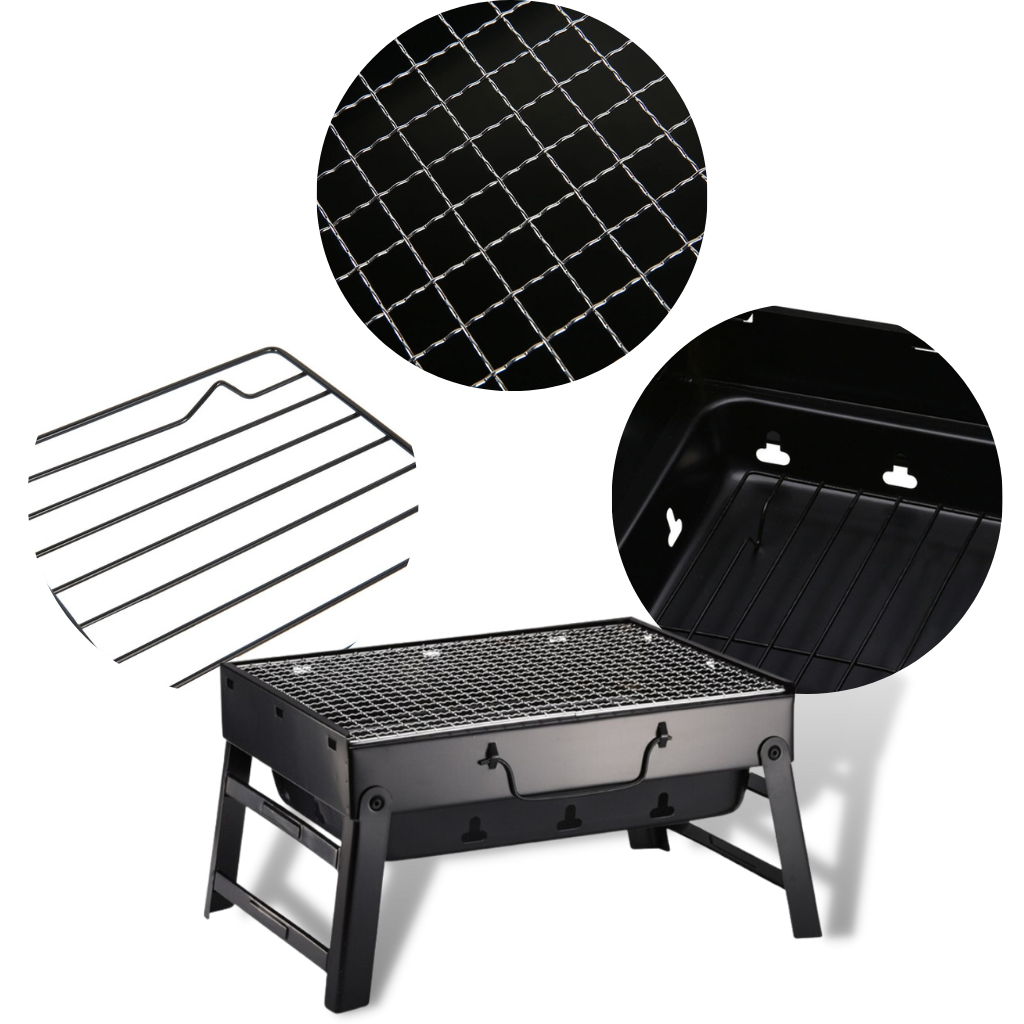 Portable Folding Tabletop Barbecue Grill
