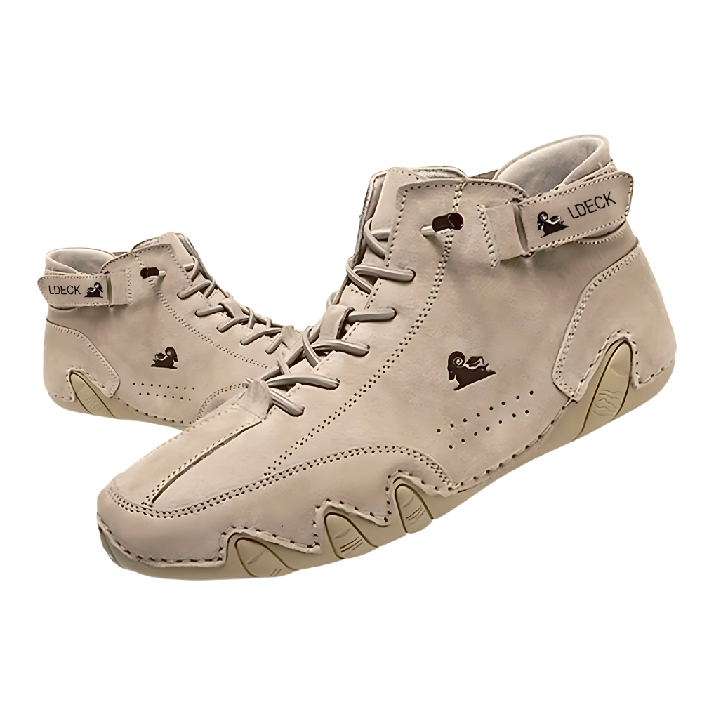 Sneakers ultraconfortevoli in pelle scamosciata -Beige/EU37Beige/EU38Beige/EU39Beige/EU40Beige/EU41Beige/EU42Beige/EU43Beige/EU44 - Ozerty