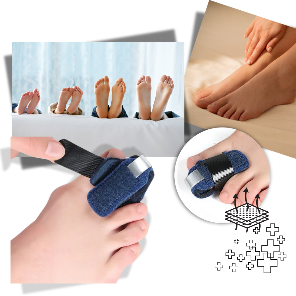 Raddrizzatore per dita dei piedi regolabile e discreto - Ozerty