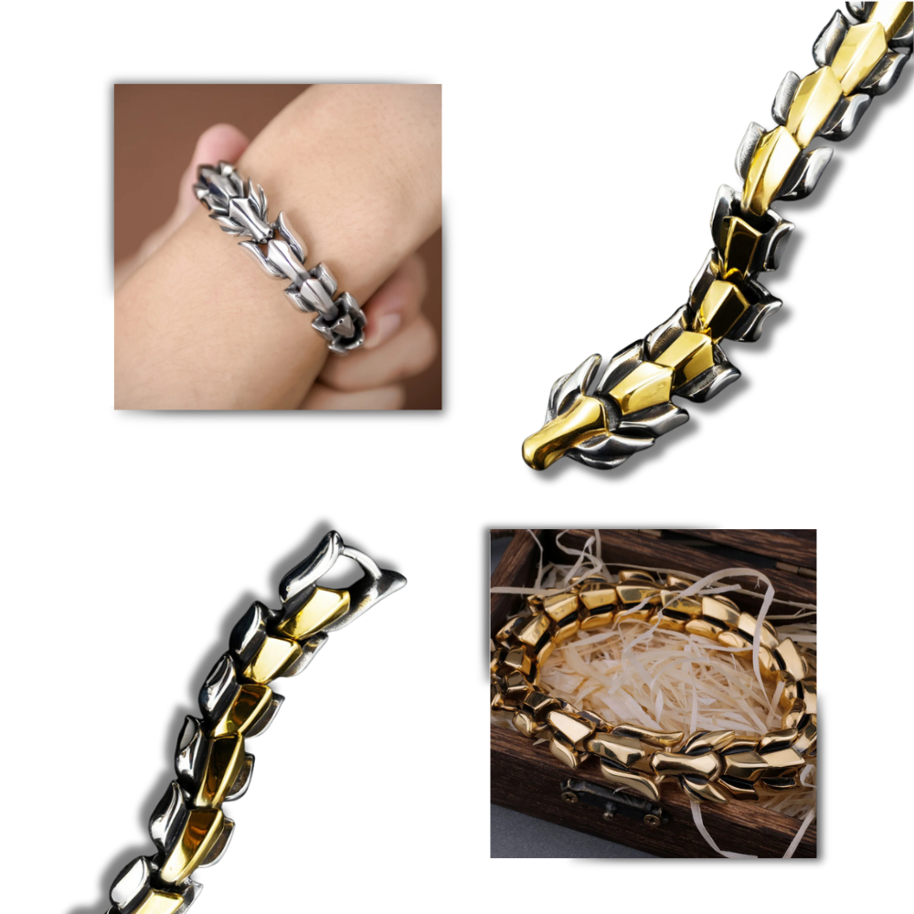 Bracciale regolabile Drago di Midgard - Ozerty