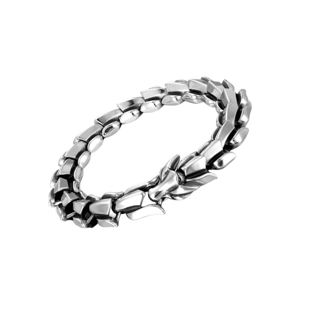 Bracciale regolabile Drago di Midgard -Argento - Ozerty