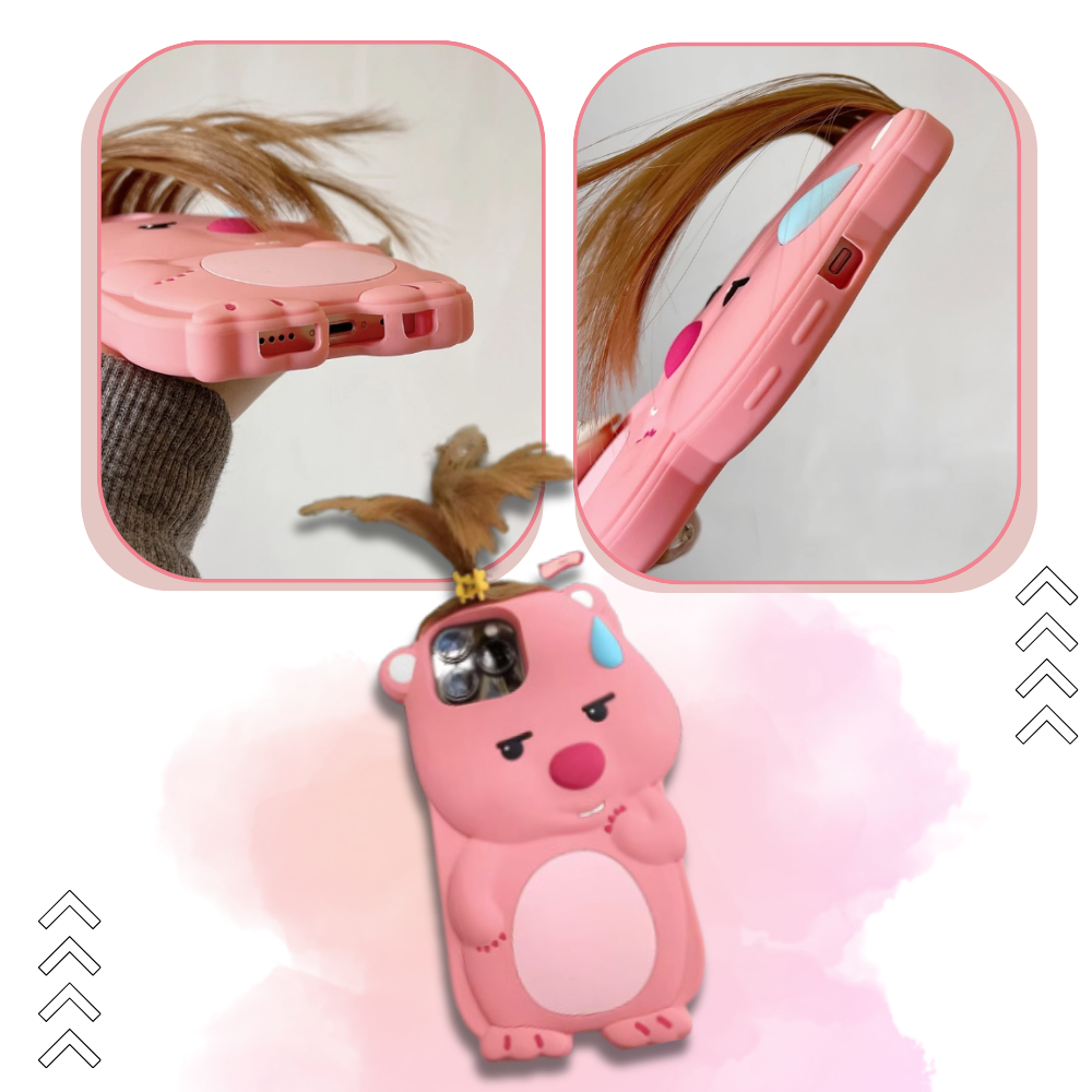 Adorabile Custodia per Iphone Rosa  - Ozerty