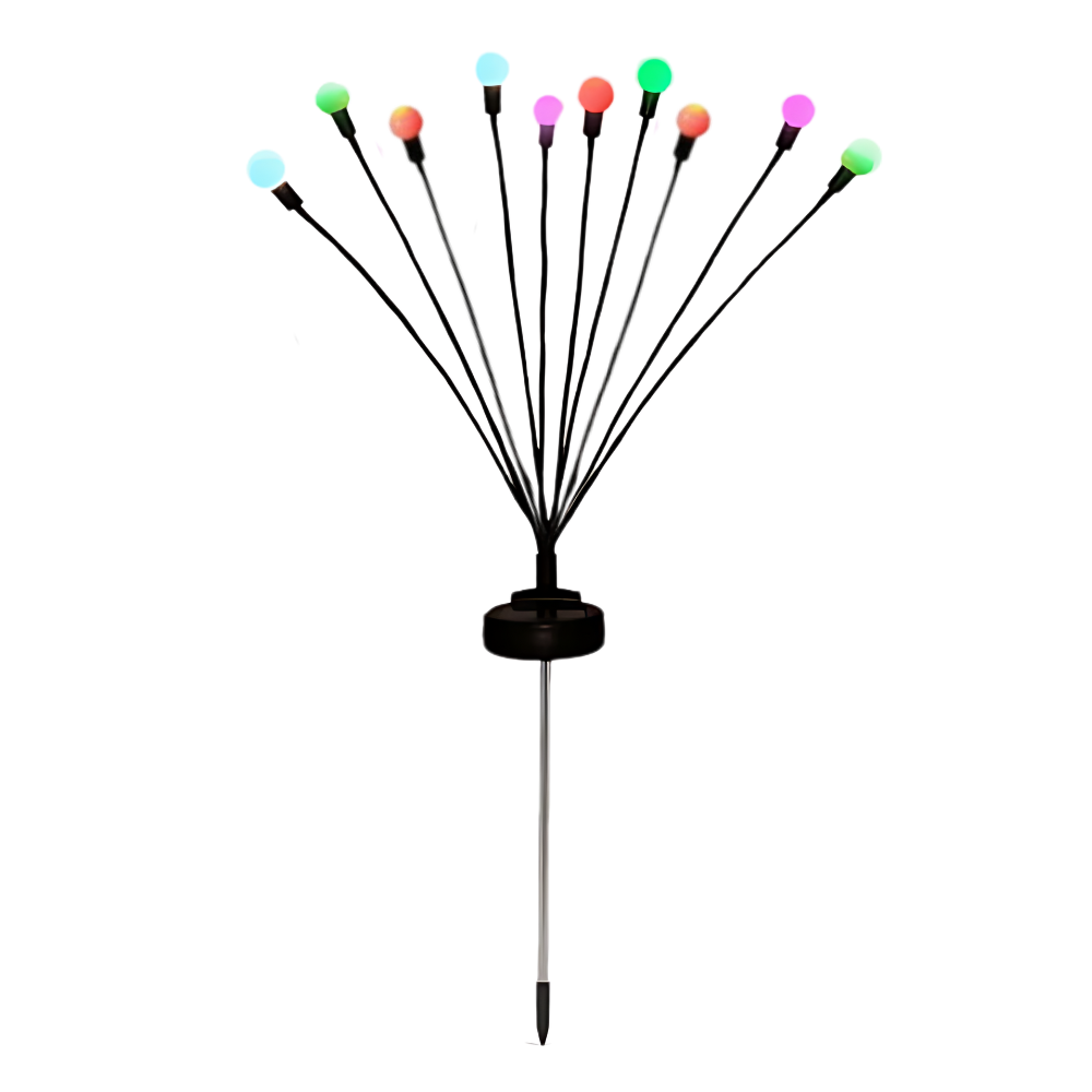 Luci Solari LED da Esterno Impermeabili Automatiche -Multicolore - Ozerty