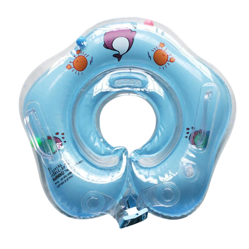Anello da collo galleggiante per bebè -Blu - Ozerty
