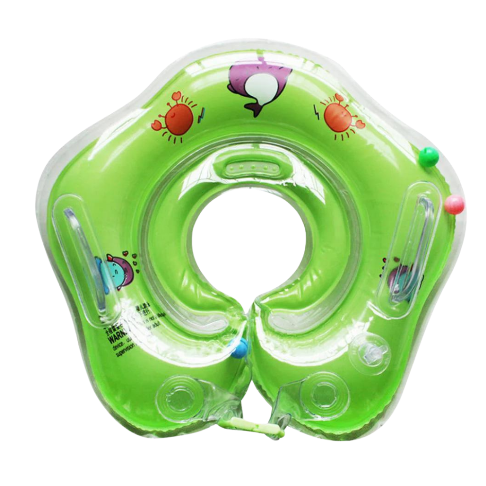 Anello da collo galleggiante per bebè -Verde - Ozerty