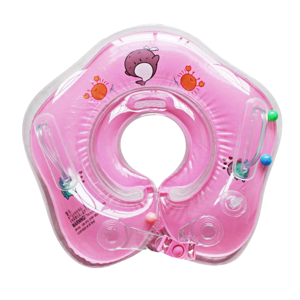 Anello da collo galleggiante per bebè -Rosa - Ozerty