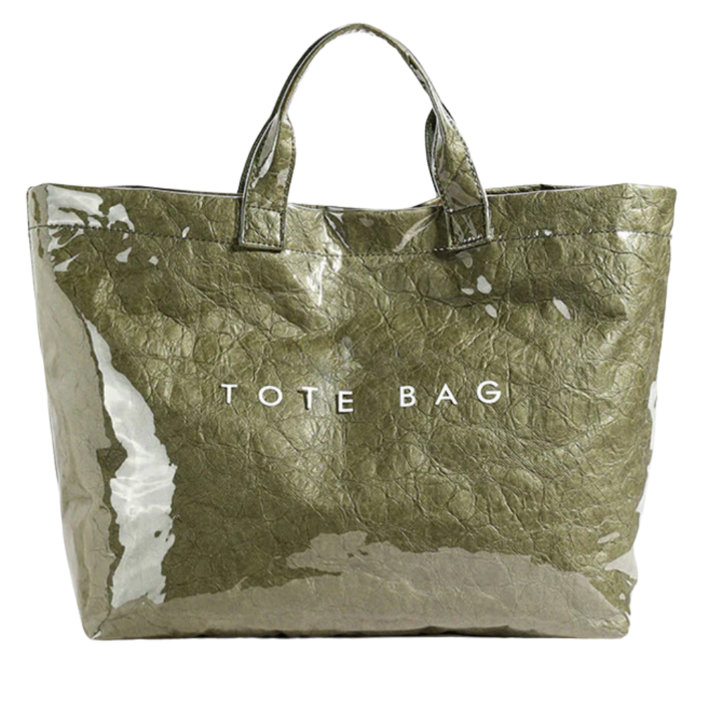 Borsa Tote Impermeabile -Verde scuro - Ozerty