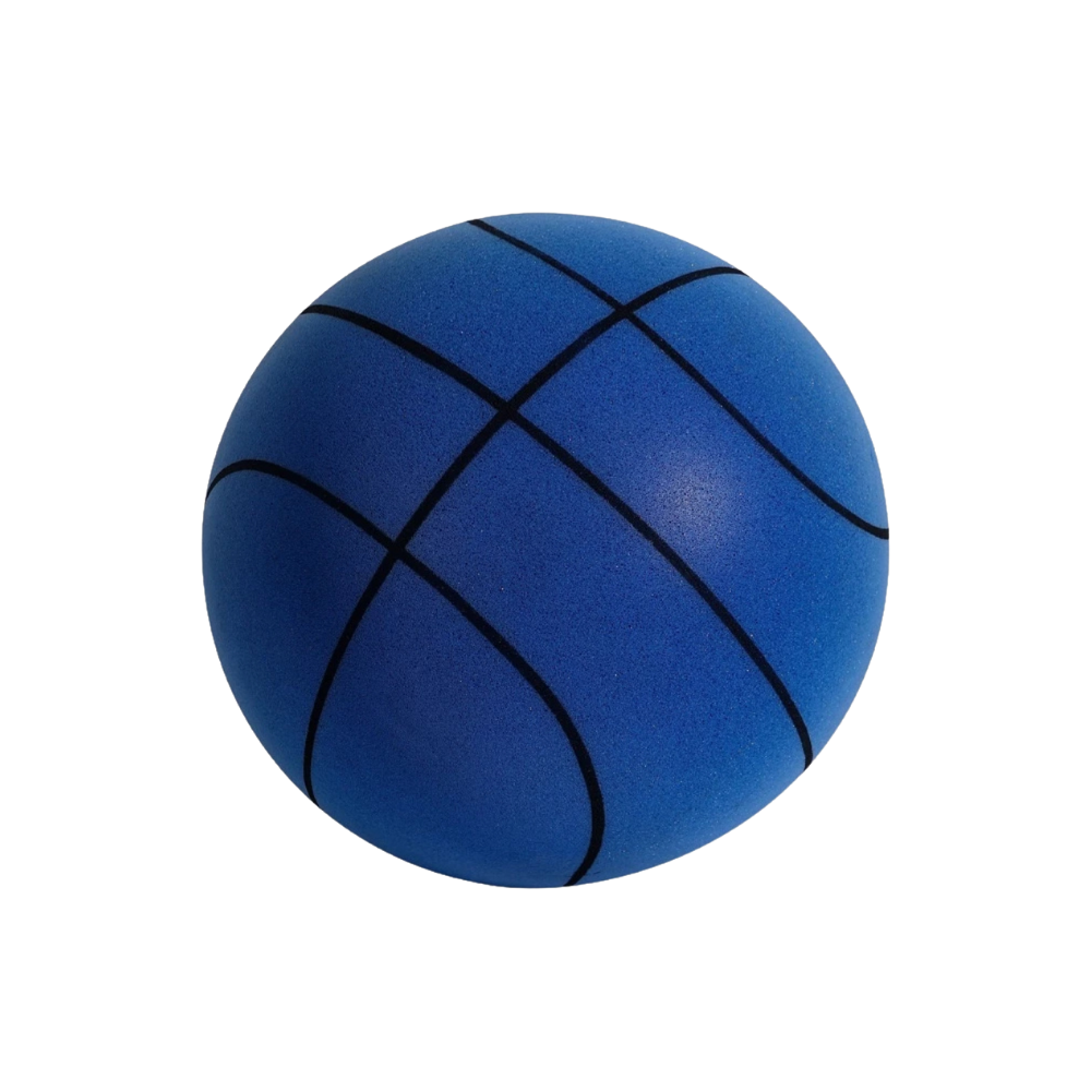 Pallone da basket silenzioso colorato -Blu/24 cm - Ozerty