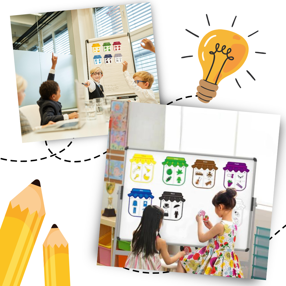 Magneti educativi colorati - Ozerty
