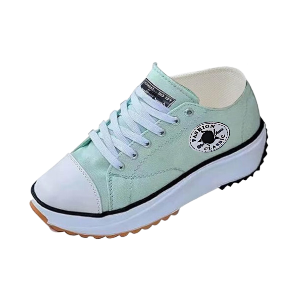 Sneaker in tela antiscivolo comodamente rialzata -Verde menta/EU35Verde menta/EU36Verde menta/EU37Verde menta/EU38Verde menta/EU39Verde menta/EU40Verde menta/EU41Verde menta/EU42 - Ozerty