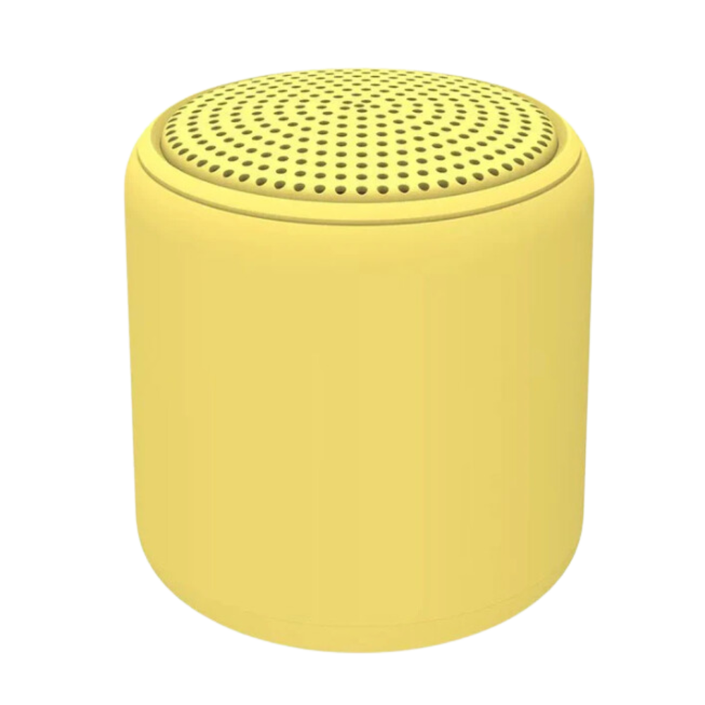 Mini altoparlante Bluetooth con bassi profondi -Giallo brillante - Ozerty