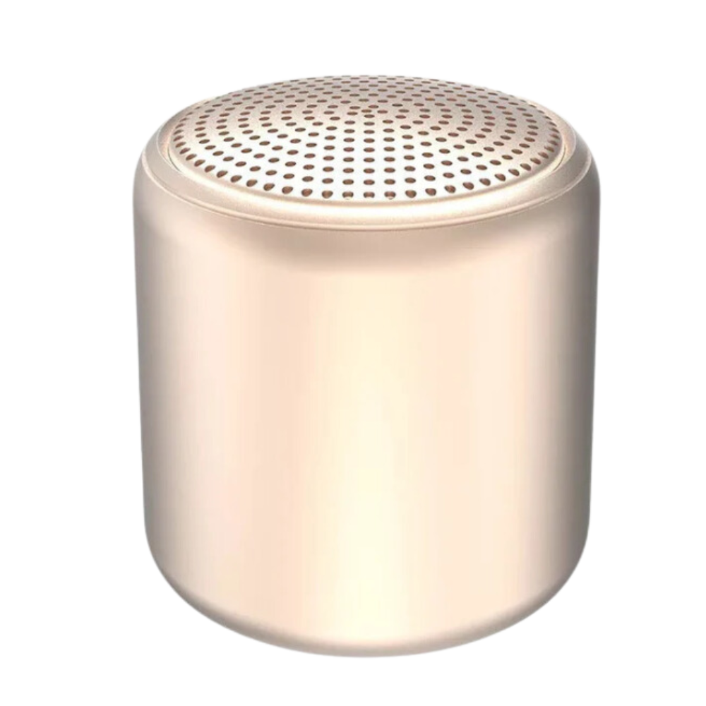 Mini altoparlante Bluetooth con bassi profondi -Oro - Ozerty