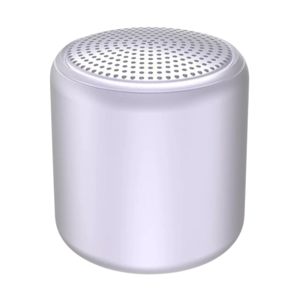 Mini altoparlante Bluetooth con bassi profondi -Bianco perla - Ozerty