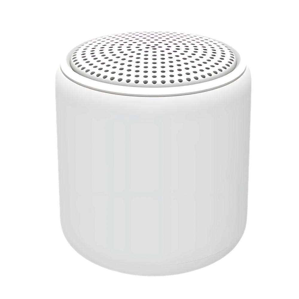 Mini altoparlante Bluetooth con bassi profondi -Bianco satinato - Ozerty