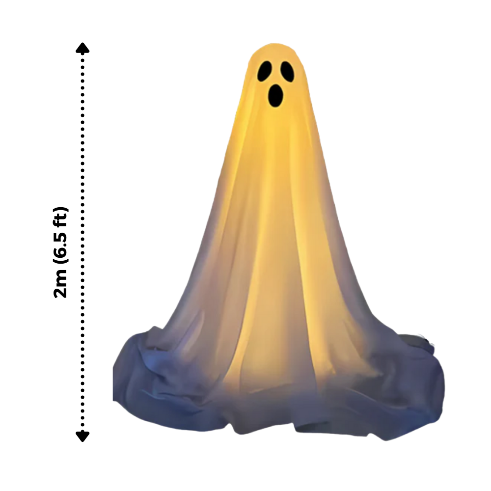 Fantasma di Halloween dall'inquietante display luminoso - Ozerty