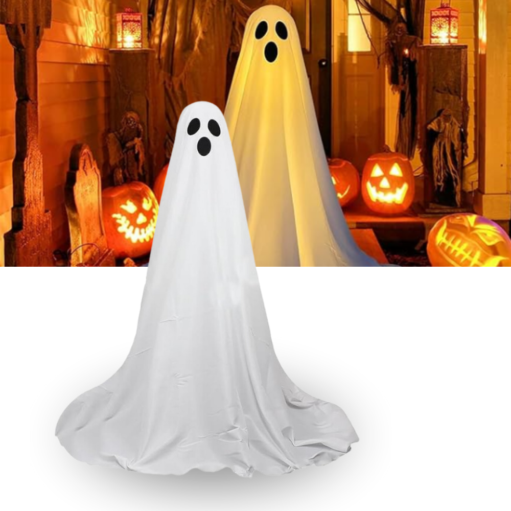 Fantasma di Halloween dall'inquietante display luminoso - Ozerty