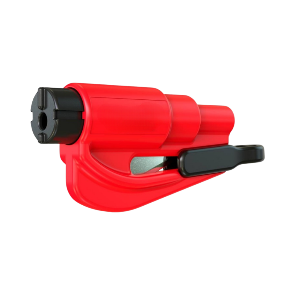 Strumento di rottura per auto essenziale 2 in 1 -Rosso - Ozerty