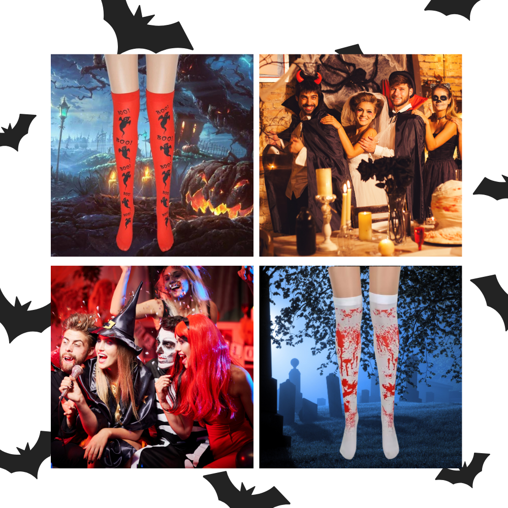 Calze Compressori con Design Festivi per Halloween - Ozerty