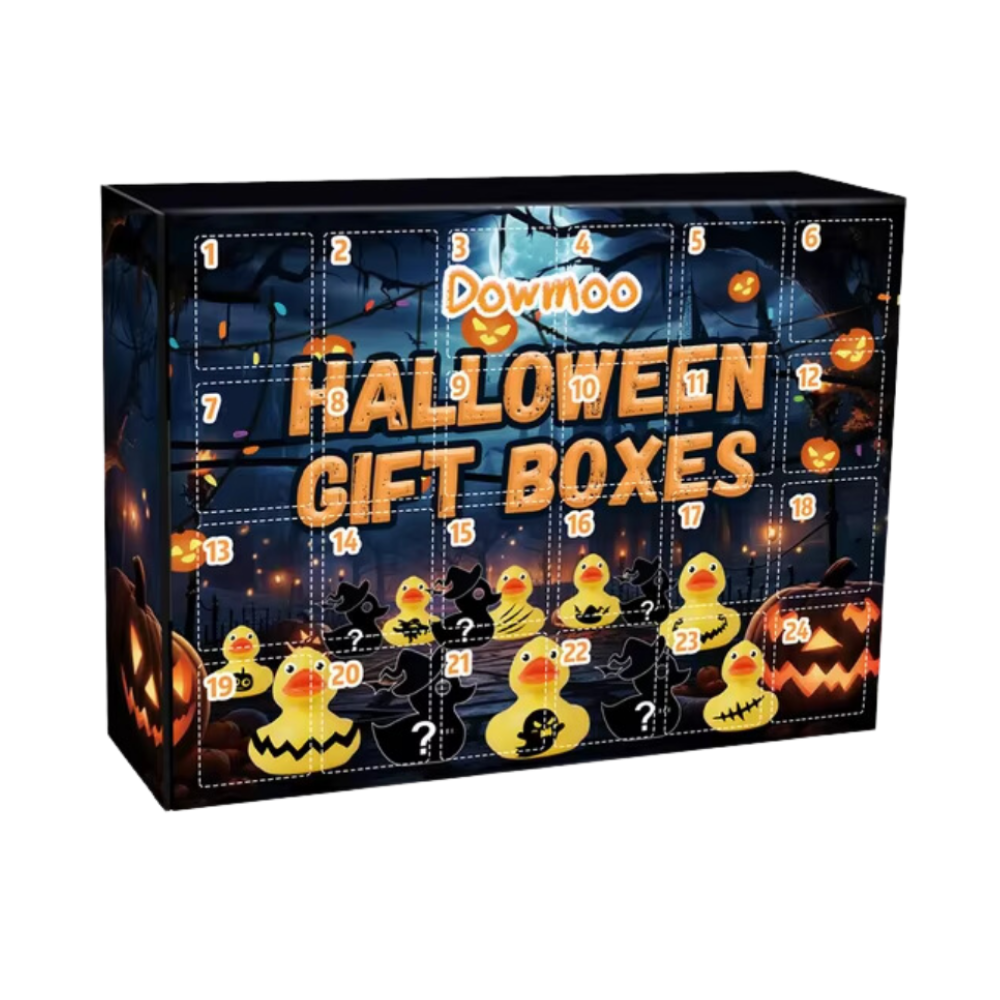 Calendario delle anatre dell'Avvento per Halloween e Natale -Anatre di Halloween - Ozerty
