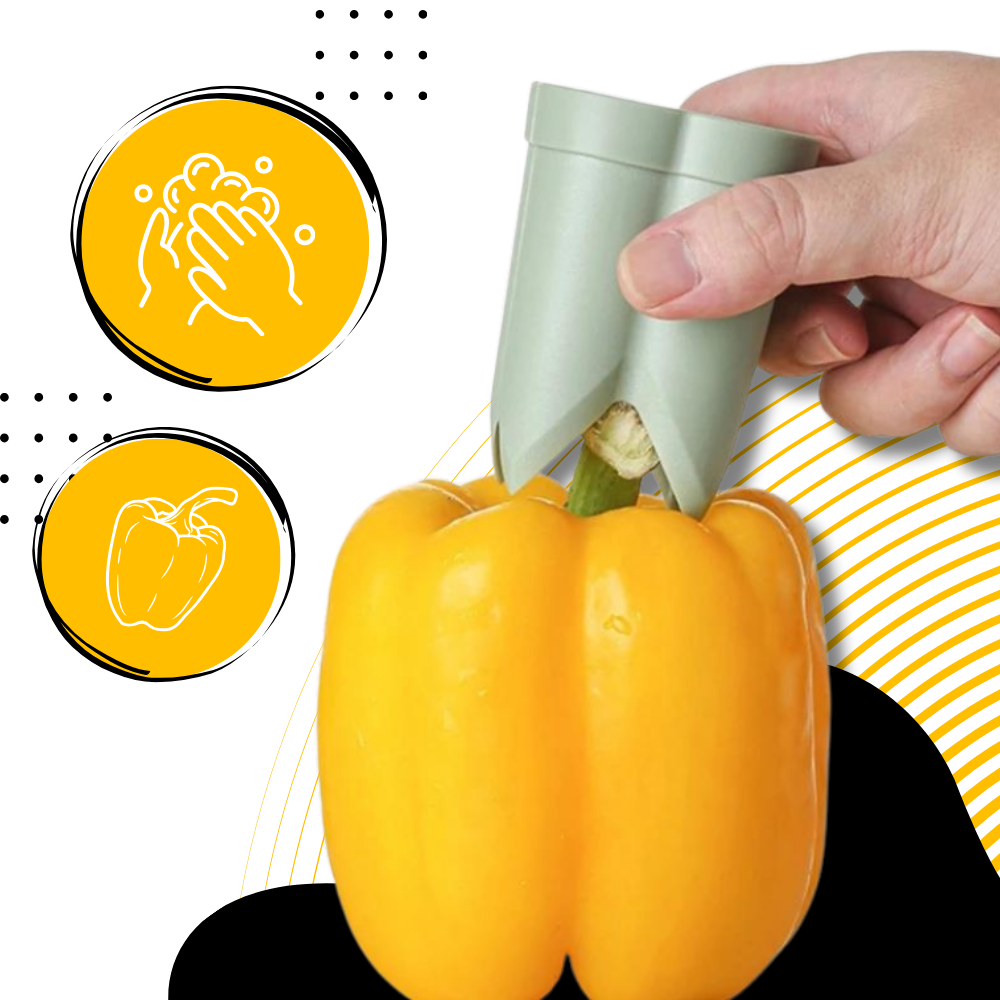 Togli Torsolo Sicuro per Frutta e Peperoni - Ozerty