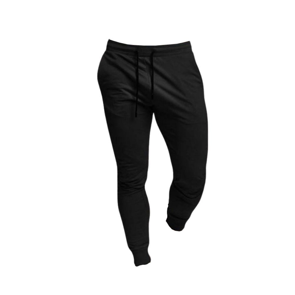 Pantaloni fitness da uomo -Nero/SNero/MNero/LNero/XLNero/XXLNero/3XL - Ozerty