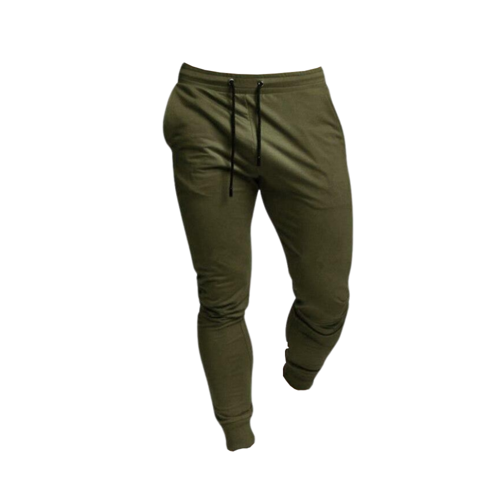 Pantaloni fitness da uomo -Verde/SVerde/MVerde/LVerde/XLVerde/XXLVerde/3XL - Ozerty