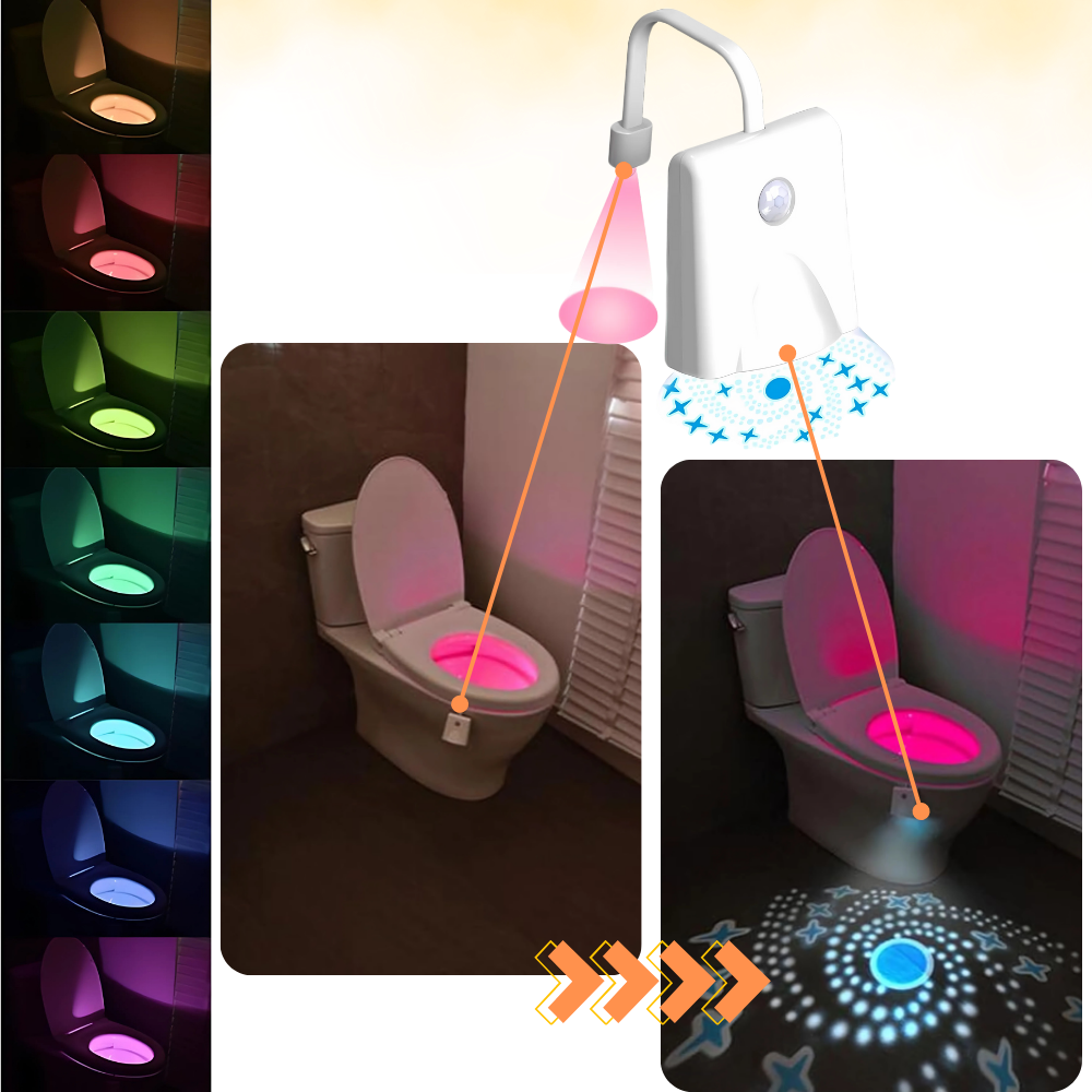 Luce per WC con Rilevamento di Movimento - Ozerty