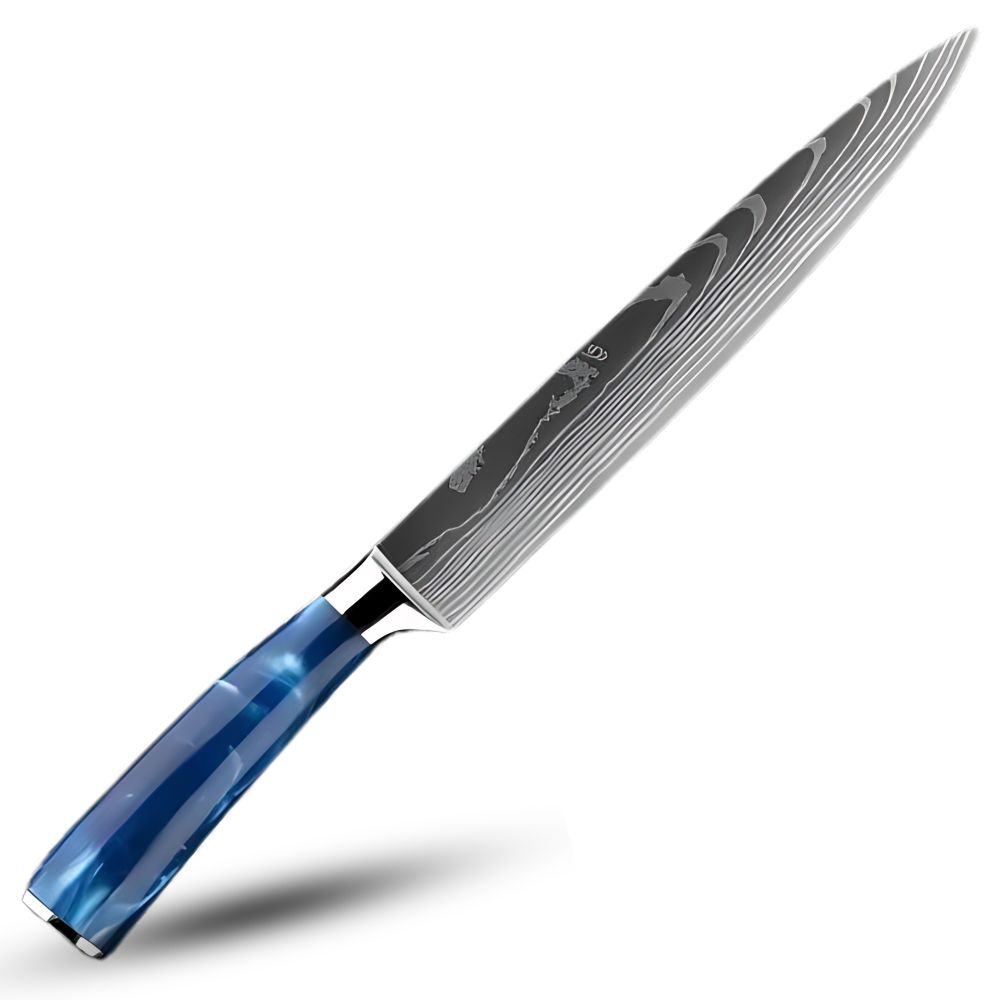 Coltelli giapponesi Blu Oceano -Sujihiki - Coltello per affettare 19 cm - Ozerty