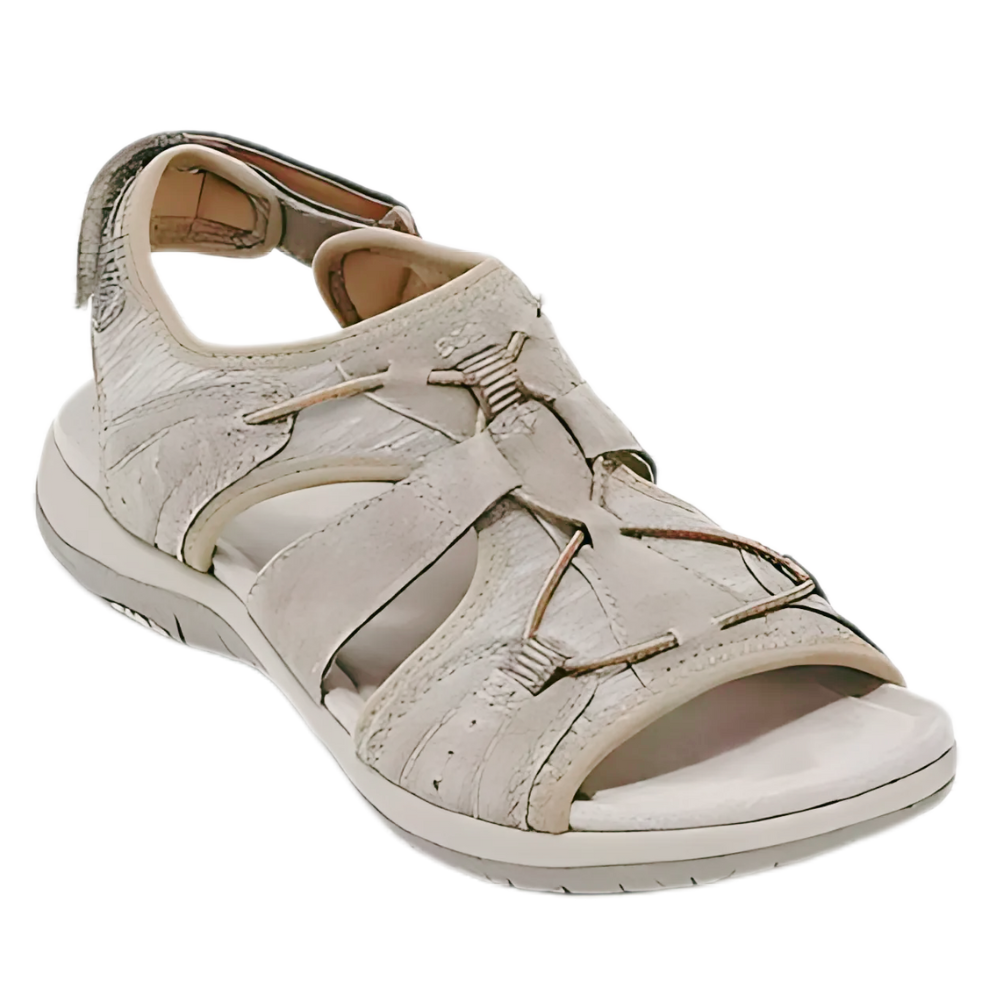 Sandali antiscivolo con supporto ortopedico -Khaki - Ozerty