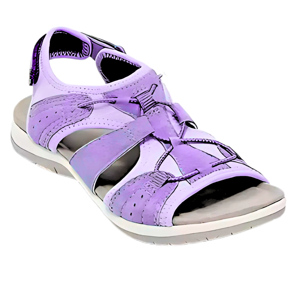Sandali antiscivolo con supporto ortopedico -Viola - Ozerty